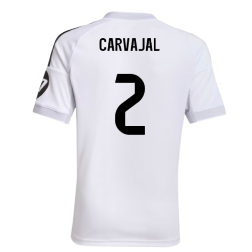 2025-2026 Real Madrid Home Shirt (Kids) (Carvajal 2)