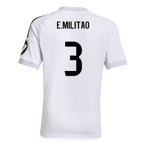 2025-2026 Real Madrid Home Shirt (Kids) (E.Militao 3)