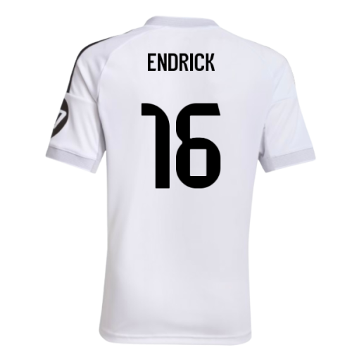 2025-2026 Real Madrid Home Shirt (Kids) (Endrick 16)