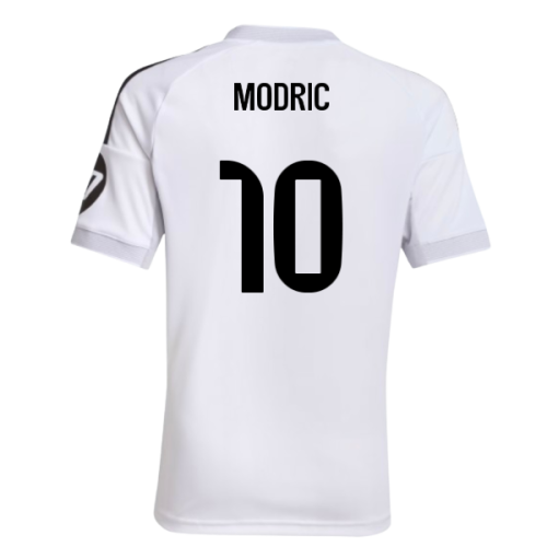 2025-2026 Real Madrid Home Shirt (Kids) (Modric 10)