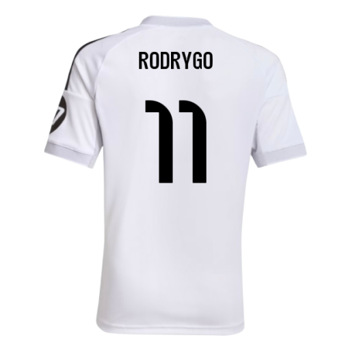 2025-2026 Real Madrid Home Shirt (Kids) (Rodrygo 11)