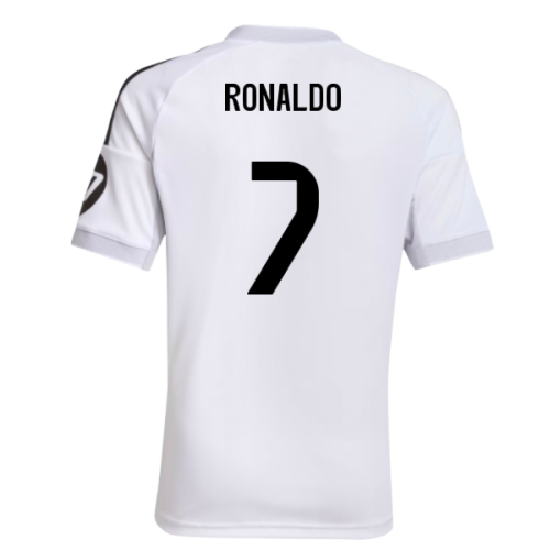 2025-2026 Real Madrid Home Shirt (Kids) (Ronaldo 7)