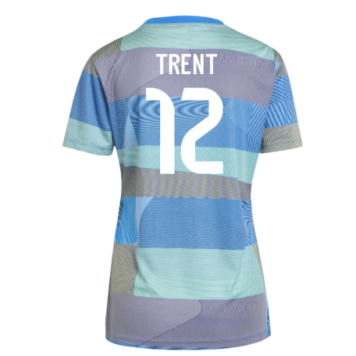2025-2026 Real Madrid Pre-Match Shirt (Bluebird) - Womens (Trent 12)
