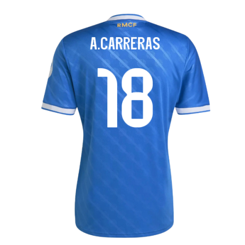 2025-2026 Real Madrid Third Shirt (A.Carreras 18)