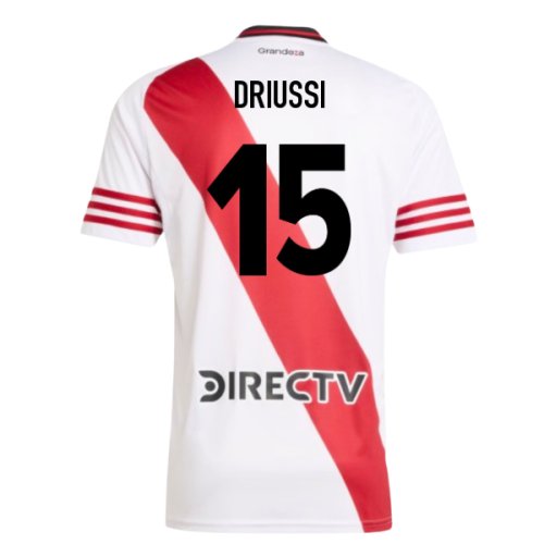 2025-2026 River Plate Home Shirt (Driussi 15)