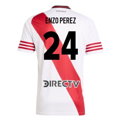 2025-2026 River Plate Home Shirt (Enzo Perez 24)