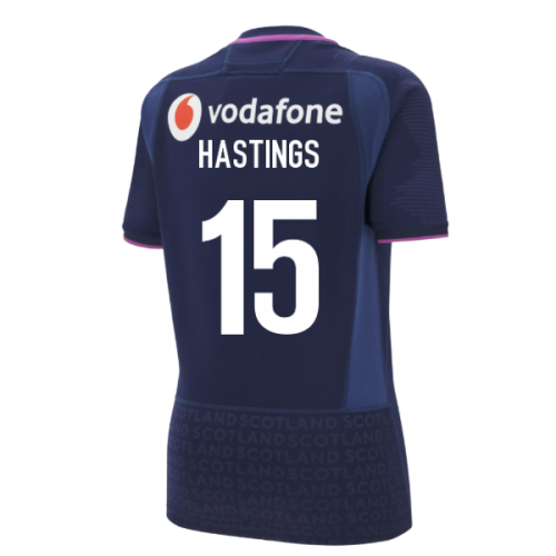 2025-2026 Scotland Rugby Poly Replica Shirt (Womens) (Hastings 15)