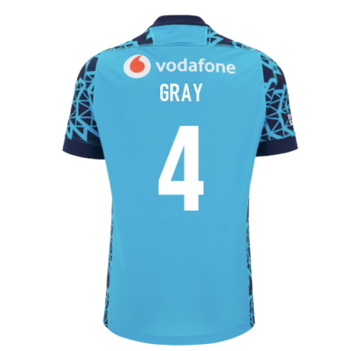 2025-2026 Scotland Rugby Training Jersey (Navy-Sky) - Kids (Gray 4)