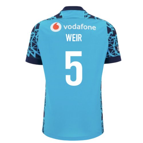 2025-2026 Scotland Rugby Training Jersey (Navy-Sky) - Kids (Weir 5)