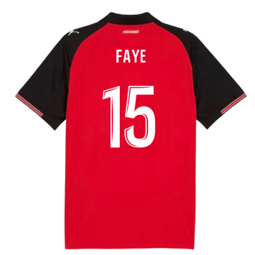 2025-2026 Stade Rennais Home Shirt (Faye 15)