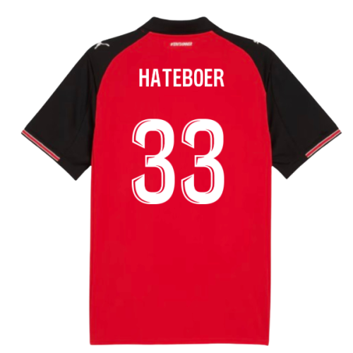 2025-2026 Stade Rennais Home Shirt (Hateboer 33)