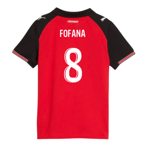 2025-2026 Stade Rennais Home Shirt (Kids) (Fofana 8)
