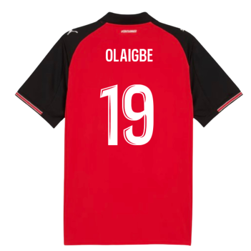 2025-2026 Stade Rennais Home Shirt (Olaigbe 19)