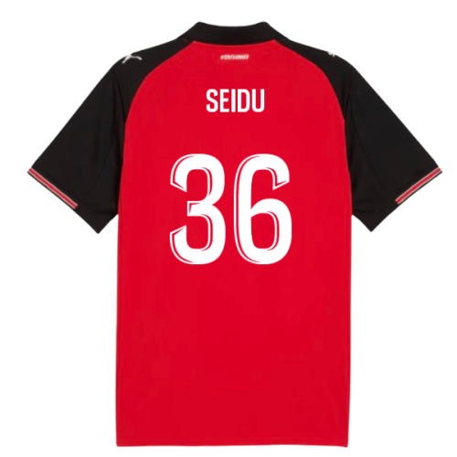 2025-2026 Stade Rennais Home Shirt (Seidu 36)