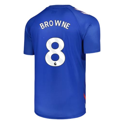 2025-2026 Sunderland Away Pre-Match Jersey (Blue) (Browne 8)