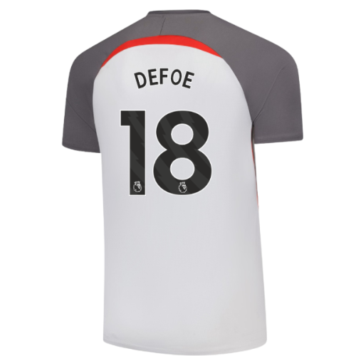 2025-2026 Sunderland Training Jersey (White) (Defoe 18)
