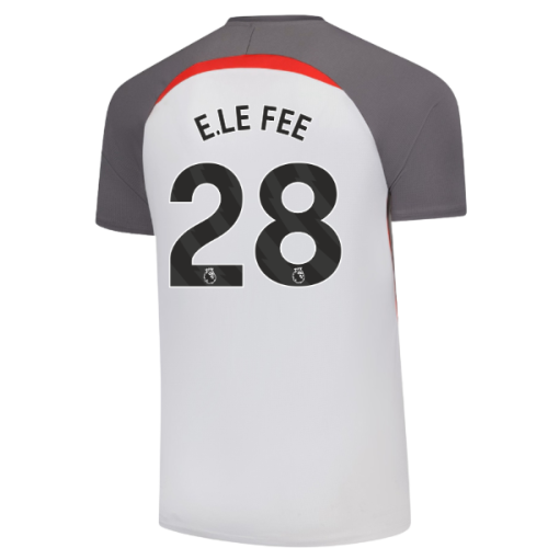 2025-2026 Sunderland Training Jersey (White) (E.Le Fee 28)