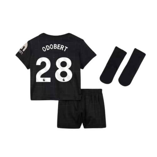 2025-2026 Tottenham Away Baby Kit (Odobert 28)