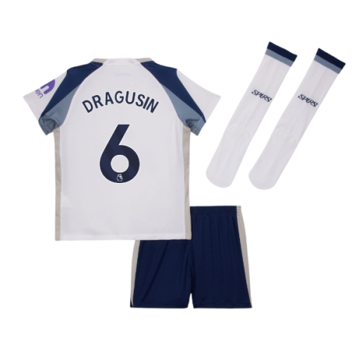 2025-2026 Tottenham Home Little Kids Mini Kit (Dragusin 6)