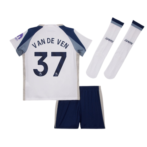 2025-2026 Tottenham Home Little Kids Mini Kit (Van De Ven 37)