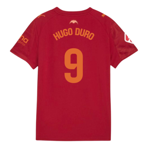 2025-2026 Valencia Away Shirt (Hugo Duro 9)