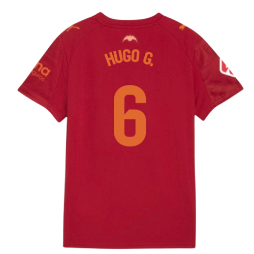 2025-2026 Valencia Away Shirt (Hugo G. 6)