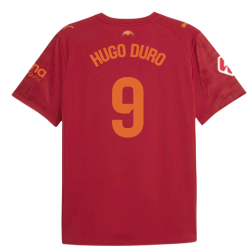 2025-2026 Valencia Away Shirt (Kids) (Hugo Duro 9)