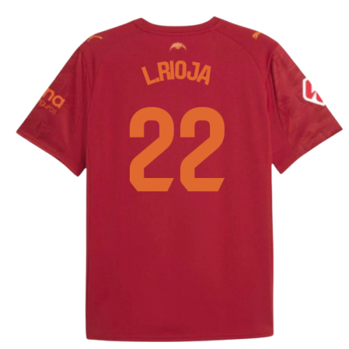 2025-2026 Valencia Away Shirt (Kids) (L.Rioja 22)