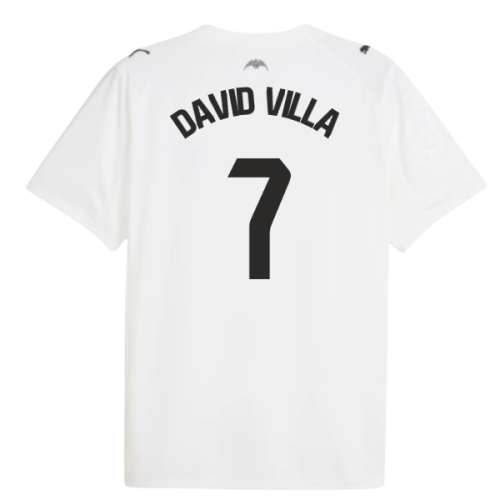 2025-2026 Valencia Home Shirt (David Villa 7)