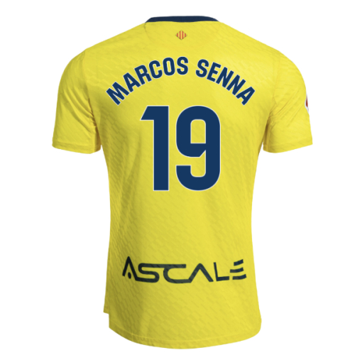2025-2026 Villarreal Home Shirt (Marcos Senna 19)
