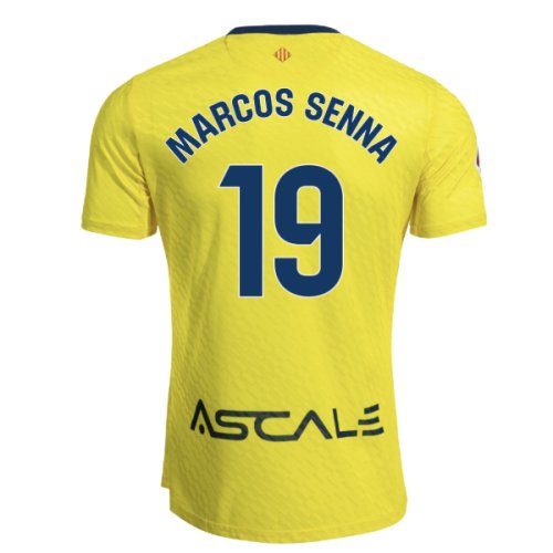 2025-2026 Villarreal Home Shirt (Marcos Senna 19)