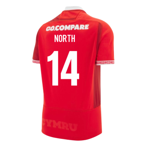 2025-2026 Wales WRU Home Replica Rugby Shirt (North 14)