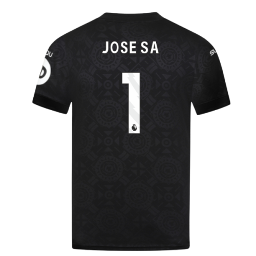 2025-2026 Wolves Goalkeeper Home Shirt (Black) (Jose Sa 1)