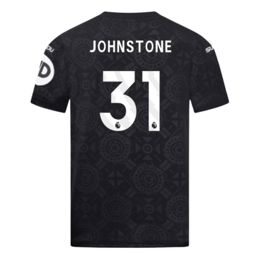 2025-2026 Wolves Goalkeeper Home Shirt (Black) - Kids (Johnstone 31)
