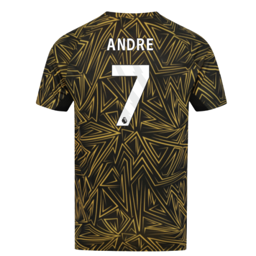 2025-2026 Wolves Home Pre-Match Shirt (Black) (Andre 7)