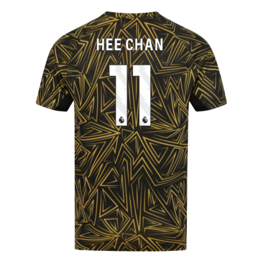 2025-2026 Wolves Home Pre-Match Shirt (Black) (Hee Chan 11)