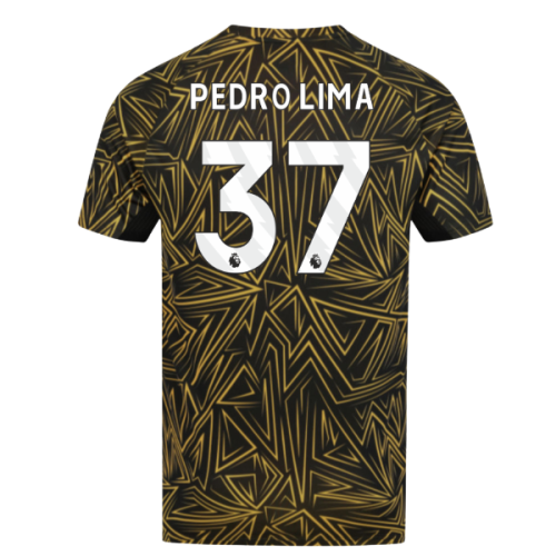 2025-2026 Wolves Home Pre-Match Shirt (Black) (Pedro Lima 37)