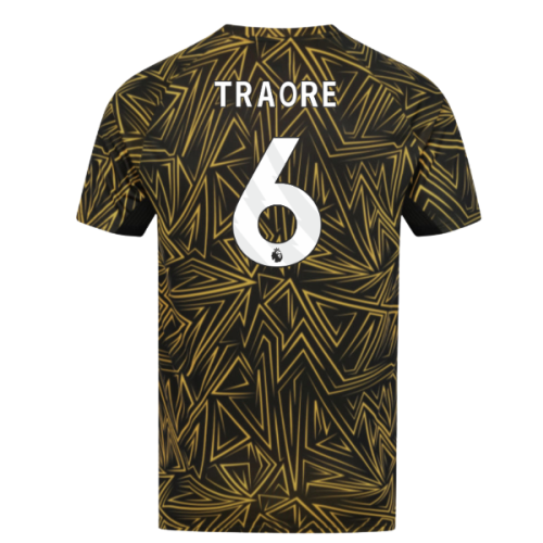 2025-2026 Wolves Home Pre-Match Shirt (Black) (Traore 6)