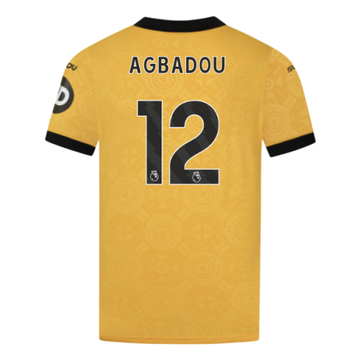 2025-2026 Wolves Home Shirt (Agbadou 12)