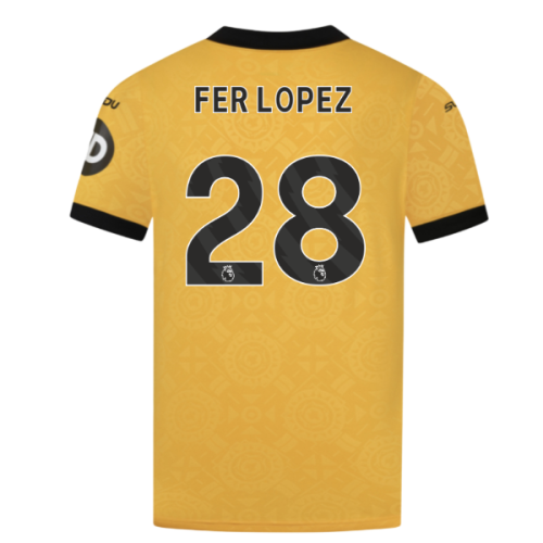 2025-2026 Wolves Home Shirt (Fer Lopez 28)