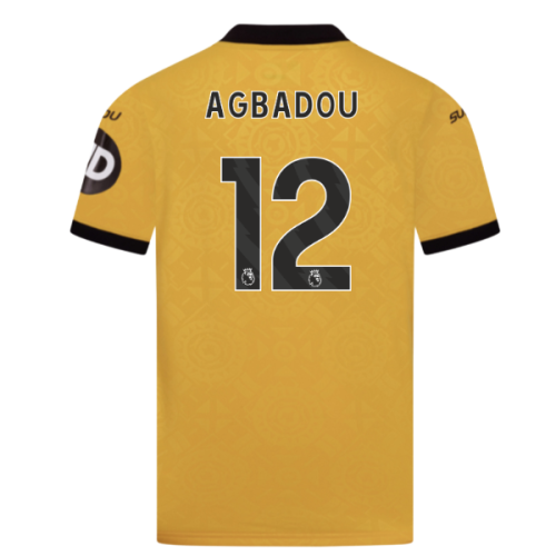 2025-2026 Wolves Home Shirt (Kids) (Agbadou 12)