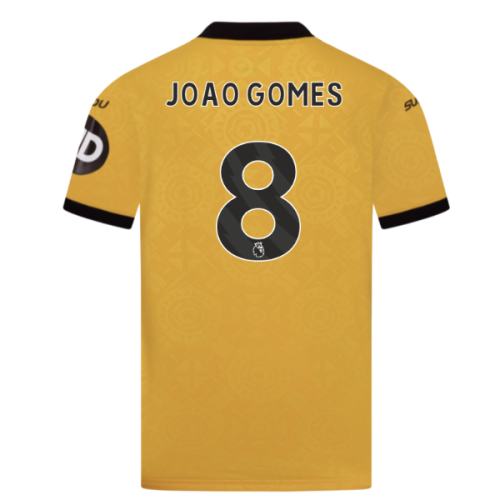 2025-2026 Wolves Home Shirt (Kids) (Joao Gomes 8)
