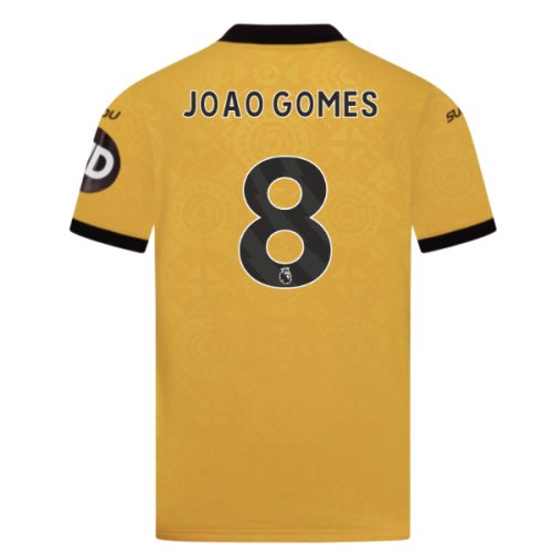 2025-2026 Wolves Home Shirt (Kids) (Joao Gomes 8)