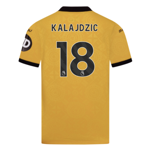 2025-2026 Wolves Home Shirt (Kids) (Kalajdzic 18)