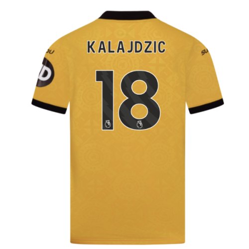 2025-2026 Wolves Home Shirt (Kids) (Kalajdzic 18)