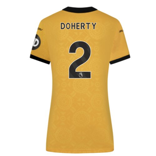 2025-2026 Wolves Home Shirt (Womens) (Doherty 2)