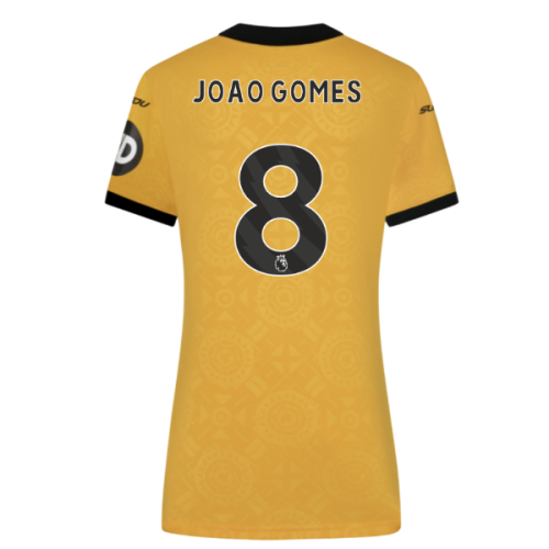 2025-2026 Wolves Home Shirt (Womens) (Joao Gomes 8)