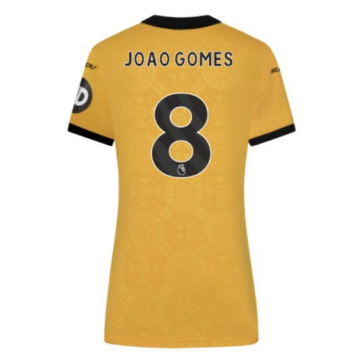 2025-2026 Wolves Home Shirt (Womens) (Joao Gomes 8)
