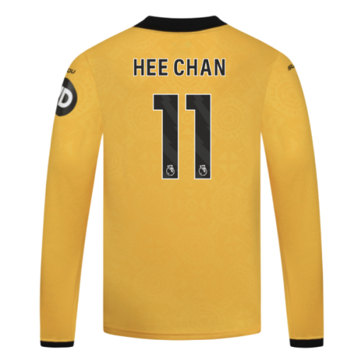 2025-2026 Wolves Long Sleeve Home Shirt - Kids (Hee Chan 11)