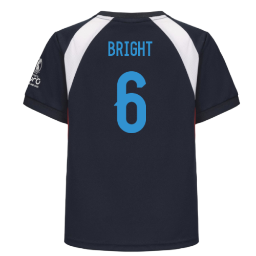 2025 England WEC Poly T-Shirt (Navy) - Kids (BRIGHT 6)